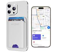 APTMAPT for Magsafe Portefeuille avec fonction Find My Functionality, ultra fin, 3 porte-cartes et portefeuille magnétique le plus puissant pour iPhone 17/16/15/14/13/12, chargement sans fil, blanc