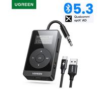 aptX HD avion Bluetooth 5.3 récepteur émetteur pour tous les écouteurs sans fil Audio Aux Bluetooth adaptateur pour TV volant 2-in-1 Adapter