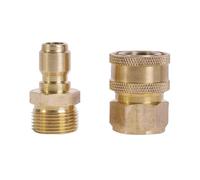 ApuaVireo&Co Adaptateur for nettoyeur haute pression M22 3/8, kit d'adaptateurs à connexion rapide for nettoyeur haute pression(A3)