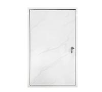 ApuaVireo&Co Clapet d'accès, plafond, montage mural, portes d'accès pour cloisons sèches, couvercle de trou d'accès amovible avec charnière, cache panneau en aluminium pour trous électriques (500 x