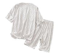 ApuaVireo&Co Ensemble de pyjamas for hommes alités Vêtements for patients alités Vêtements for patients entièrement ouverts et détachables(B,M)