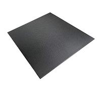 ApuaVireo&Co Feuille de fibre de carbone, plaque de fibre de carbone, panneau sergé mat, 100 mm × 550 mm, épaisseur 6 mm, 7 mm, 8 mm, 9 mm, 10 mm, 12 mm, 15 mm, 20 mm(15mm*100mm*550mm)