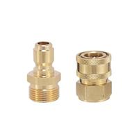 ApuaVireo&Co Kit de 6 adaptateurs à connexion rapide M22 à écrou hexagonal fendu for pistolet et tuyau de nettoyeur haute pression(2214 F 22 M Set)