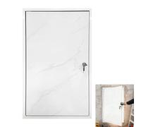 ApuaVireo&Co Panneau d'accès pour cloison sèche, portes d'accès murales, cache-trou amovible à charnière en aluminium, panneau en nid d'abeille pour mur, plafond, mur électrique, 400 x 750 mm