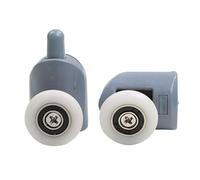 ApuaVireo&Co Roulettes de porte de douche, 1 paire, poulies de cabine de douche, roulettes de salle de douche, poulies de porte coulissante en verre, roues de porte de douche(23mm)