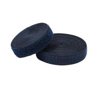 ApuaVireo&Co Ruban Auto-agrippant à Coudre Bandes de Tissu en Nylon Non adhésives de 20 mm for la Couture de vêtements, de Chaussures et d'artisanat(Navy Blue,20MM x 5 Yards)