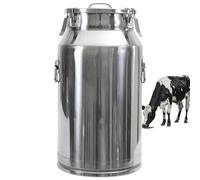 ApuaVireo&Co Seau à lait en acier inoxydable 304, robuste, for le transport de lait, d'huile, de riz, d'eau et de bière, et for le stockage de liquides (lait, vin, etc.).(64L)