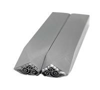 ApuaVireo&Co Tampons de conception en métal galvanisés acier au carbone, ensemble poinçons for l'estampage bijoux, cuir et bois(Clouds6)