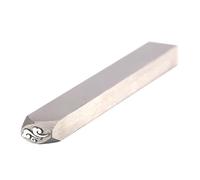 ApuaVireo&Co Tampons métalliques en acier au carbone galvanisé, ensemble d'outils for la fabrication de bijoux, poinçonnage et d'accessoires d'estampage DIY