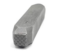 ApuaVireo&Co Tampons métalliques en acier au carbone galvanisé, outil d'estampage for métal, bois, cuir, accessoires de bricolage(Figure1)