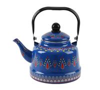 ApuaVireo&Co Théière en émail, théière rétro, jolie petite(Blue,2.5L)
