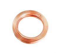 ApuaVireo&Co Tubes de réfrigération, tube de climatisation en cuivre 99,9% T2, différentes tailles, longueur 3 à 5 mètres, for projets de bricolage et modèles réduits(4 meter x 8mm x 0.8mm)