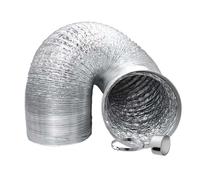 ApuaVireo&Co Tuyau d'aération flexible en aluminium for sèche-linge, climatisation, chauffage, ventilation et climatisation, diamètres multiples(2m,200mm)