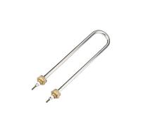 ApuaVireo&Co Tuyau d'élément chauffant en forme de U 220 V/380 V U Type M16 Tuyau de chauffage électrique 2/3/4KW Chauffe-eau simple en forme de U Chauffage à cartouche (U2000W,380V)