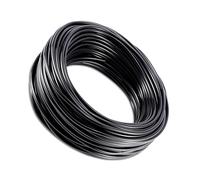 ApuaVireo&Co Tuyau d'irrigation Micro, Tube d'irrigation Micro Goutte à Goutte, Tuyau d'arrosage, Pi Noir, 12 mm x 5-100 m, Jardin(5m(16ft))