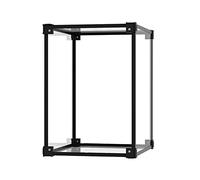 ApuaVireo&Co Vitrine empilable en Acrylique avec Porte magnétique et Cube de Rangement Transparent, à Monter soi-même, Plusieurs Tailles Disponibles(35x25x35CM)