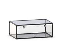 ApuaVireo&Co Vitrine en Acrylique empilable, Cube de Rangement Transparent, 40 x 20 x (15-60) cm, Organiseur d'objets de Collection(40x20x15CM)