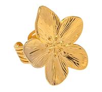 apughize Vintage Flower Finger Simple Réglable Finger Déclaration Promesse Anniversaire Anneau Cadeau De Noël Anneaux Ouverts de Mode