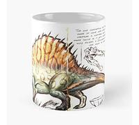 Apular Spino Evolved Ark Survival Dinosaure Spinosaure Meilleur Mug tient la main 325 ml Fabriqué à partir de céramique marbrée