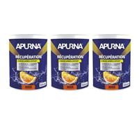 APURNA Boisson de récupération Orange Poudre Pour La Préparation D'Une Solution 3x400 g