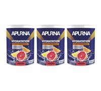 APURNA Boisson hydratation agrumes Poudre Pour La Préparation D'Une Solution 3x500 g
