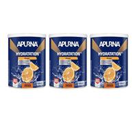 Apurna Boisson hydratation orang Poudre Pour La Préparation D'Une Solution 3x500 g