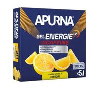 Apurna Gel Energie Caféine Citron 5x35g