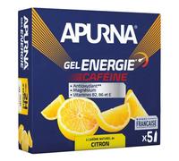 Apurna Gels Énergie Passage Difficile Format Étui Arôme Citron Caféine