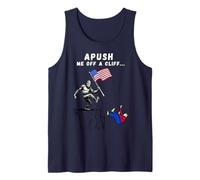 APUSH Me Off a Cliff 2025 Examen AP pour étudiants Drapeau américain Débardeur