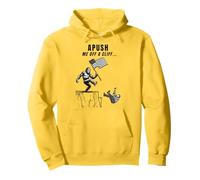 APUSH Me Off a Cliff 2025 Examen AP pour étudiants Drapeau américain Sweat à Capuche