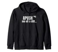 APUSH Me Off a Cliff AP Test d'examen pour étudiants Blague amusante Sweat à Capuche