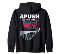 Apush Me Off A Cliff Humour Histoire Examen Étudiant Drôle Sweat à Capuche