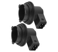 Aputoxz 1 paire de douilles pour clignotants 701953123 pour VW Golf Mk3 1991-1999 Vento 1992-1998 T4 1990-1996 Base de lampe clignotante noire 2 broches