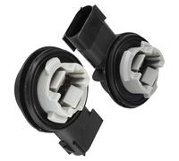 Aputoxz 68226719AA Connecteur de douille de clignotant arrière for Dodge Ram 1500 2009-2020 2500 3500 2010-2020, support d'ampoule à 3 broches avec joint en caoutchouc (lot de 2, noir)