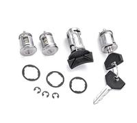 Aputoxz Cylindre de serrure de contacteur d'allumage avec serrure de porte et clés, remplacement for Jeep Wrangler YJ Cherokee XJ 1991-1996, remplace 5161055AA 4720929K 17250.05