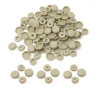 AputoXz Lot de 40 caches de vis à charnière beige - 4 mm - Capuchons pliables en plastique pour voiture, meubles ou projets de maison