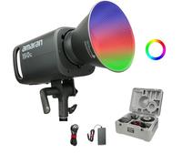 Aputure Amaran 150C RGBWW Lampe vidéo LED 150W Bicolore 2500K à 7500K | Bowens Mount Lumière Continue Bluetooth App Control 9 System FX Alimentation DC/AC Ventilateur Silencieux