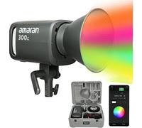 Aputure Amaran 300c RGBWW 300W Lampe Vidéo Couleur avec Source de Point de Montage Bowens et CCT 2500K à 7500K avec Réglage GSM
