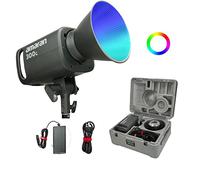 Aputure Amaran 300C RGBWW Lampe vidéo LED Couleur 300W Bicolore 2500K à 7500K Bowens Mount Lumière Continue Bluetooth App Control 9 System FX DC/AC Alimentation Ventilateur Silencieux