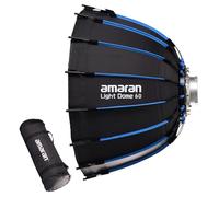 Aputure Amaran Modificateur de montage Bowens pour dôme de lumière, design à dégagement rapide avec grille, deux difusions et sac de transport, compatible avec les lampes COB Amaran et autres