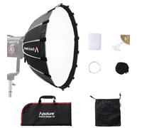 Aputure Quick Dome 60 Boîte à Lumière Circulaire à Monture Bowens de 60 cm (2 Pieds) avec Système de Fixation Rapide, Compatible avec Les éclairages Vidéo Aputure Storm 400X et à Monture Bowens.