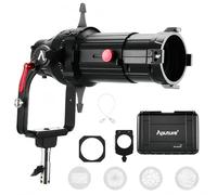 Aputure Spotlight Mount II Kit d'objectif 50° pour amaran Halo 200x 300x,600x,Ray 360c et Autres puissances ne dépassant Pas 800 W, Monture Bowens, Corps Rotatif à 360°