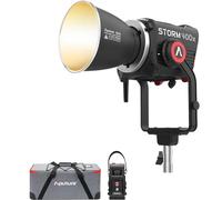 Aputure Storm 400x Lampe LED Monolight réglable V-Mount Blanc | Lumière vidéo de sortie 400 W, 2500 K-10000 K CCT, contrôle de teinte ±G, chipset Blair, IP65, contrôle CRMX/DMX