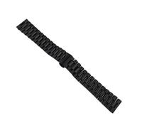 APVMFMKLTG 10 12 13 14 16 17 18 19 20 21 22mm bracelet de montre en acier inoxydable solide incurvé + tête plate bracelet universel boucle pliante(Black,14mm)