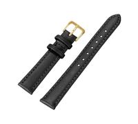 APVMFMKLTG Bracelet de montre en cuir PU, fin et souple, 8mm, 10mm, 12mm, 14mm, 16mm, 18mm, adapté aux montres intelligentes Seiko, 20mm, 22mm(Black-gold,24mm)