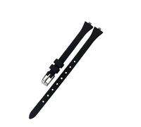 APVMFMKLTG Bracelet De Montre En Silicone Adapté For CK K4u236/K4u231, Accessoires De Bracelet De Montre Doux Et Confortable For Femmes, Bracelet De Poignet De 3 Mm(Black-Steel)