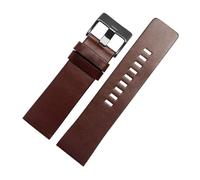 APVMFMKLTG Bracelet de montre rayé for hommes, 26MM 28MM 30MM 32MM, for Diesel DZ4323 7333(Dark brown black,22mm)