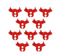 APVPOPOKGM Lot de 20 ou 50 Pinces de Serrage for Plantes, Pinces de Support for la Croissance des Plantes, Branches de Vigne, Fleurs, tiges Clips Tomates(Red,100PCS)