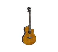 YAMAHA APX600FM Guitare Électro-Acoustique - Table en Érable Flammé, Caisse Compacte Thinline, Diapason 25”, Système65, EQ, Accordeur Intégré - Amber