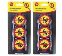 APXEL Anti-Fourmis Séduction, 6 Boîtes Anti-Fourmis Maison Approche et Evitement, Piège à Fourmi en Intérieur & Extérieur, Prêt À l'emploi, Non Toxique Inodore (B)